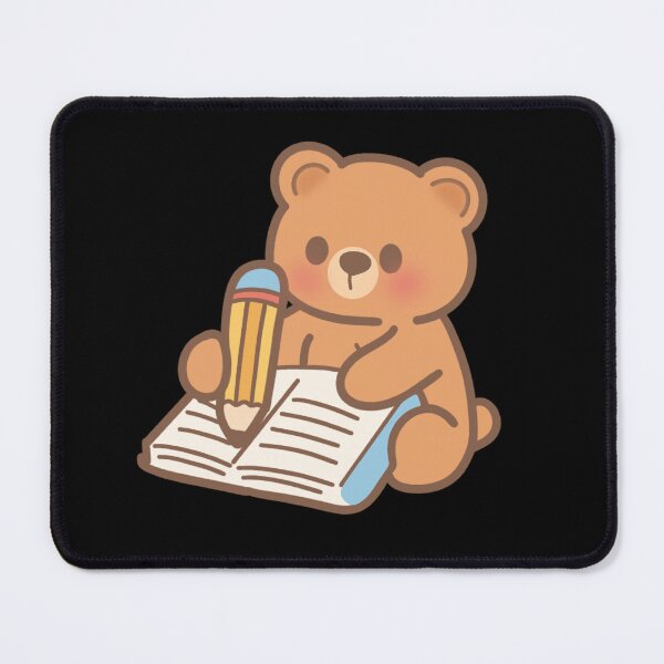 Item preview, Aesthetic Back to School Teddy Bear Writing in Notebook Illustration⁠ designed and sold by Teenidesign .