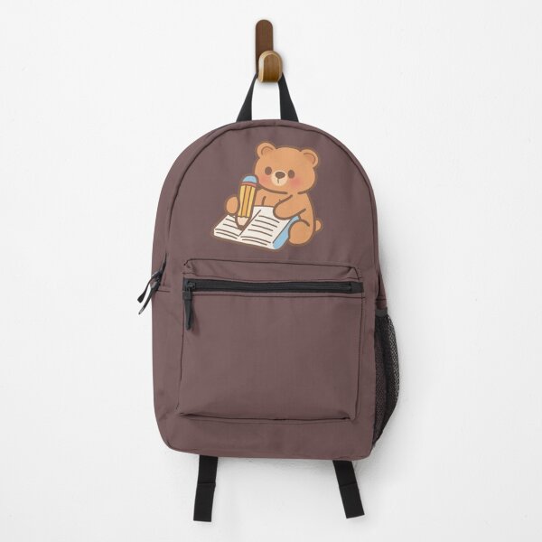 Item preview, Aesthetic Back to School Teddy Bear Writing in Notebook Illustration designed and sold by Teenidesign .