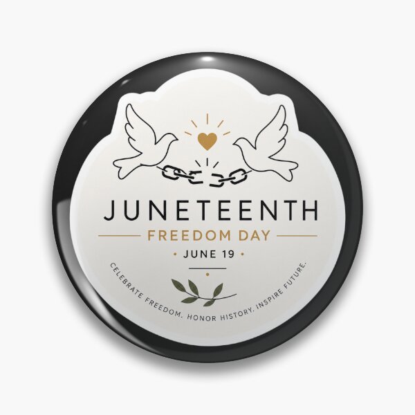 Item preview, Minimal Juneteenth Freedom Day Sticker designed and sold by Colorsandpixels.