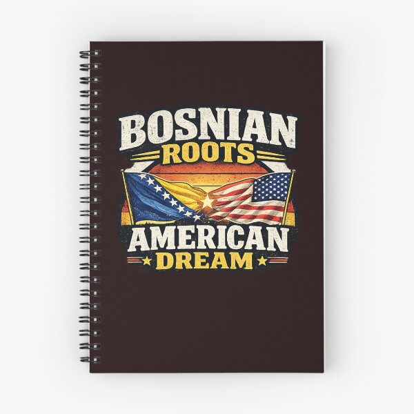 Item preview, Bosnian roots American Dream  designed and sold by CozyRetirementGifts.
