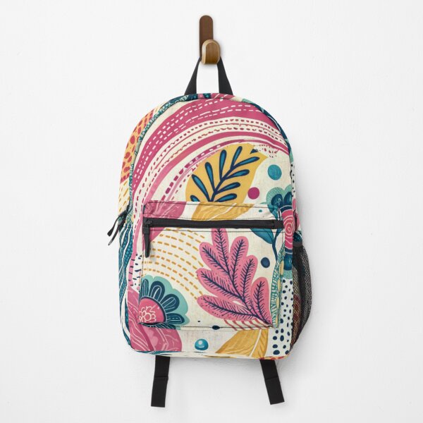 Item preview, Colorful Retro Botanical Folk Art designed and sold by Marie and Grace Designs.