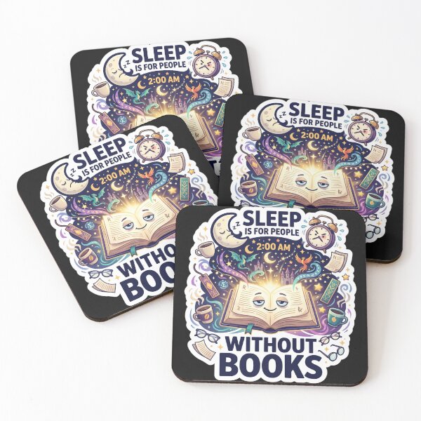 Item preview, Sleep Is For People Without Books Funny Book Lover Design designed and sold by Pixel Analytics.