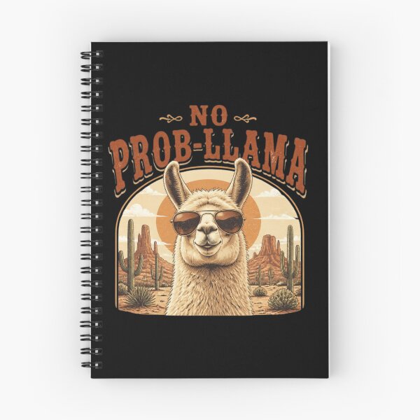 Item preview, No Prob-Llama | Funny Llama Pun Retro Design  designed and sold by LegacyWave.