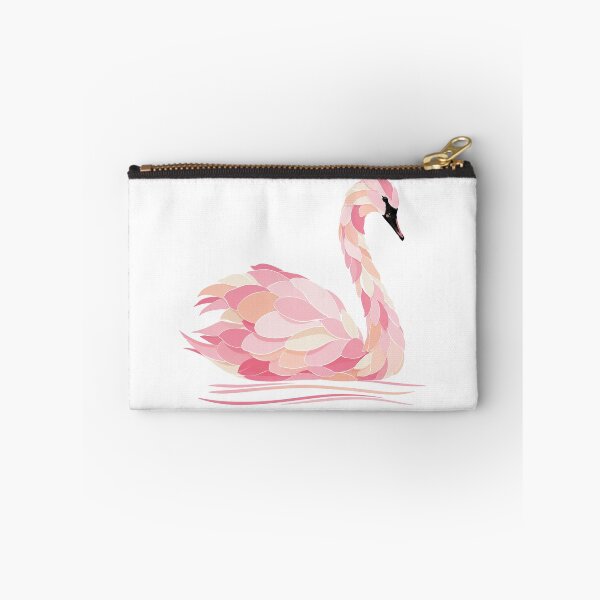 Item preview, Beautiful Pink Swan with Petal Feathers designed and sold by PoppeeFrost.
