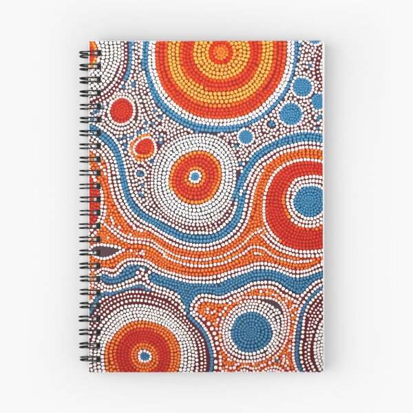Item preview, Aboriginal Inspired Dot Art - Circle Lava Cells designed and sold by GrinGalore.