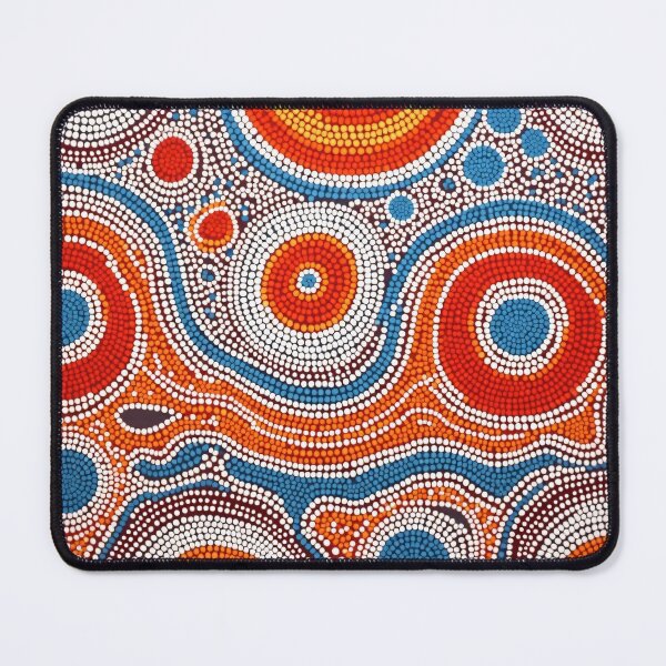 Item preview, Aboriginal Inspired Dot Art - Circle Lava Cells designed and sold by GrinGalore.