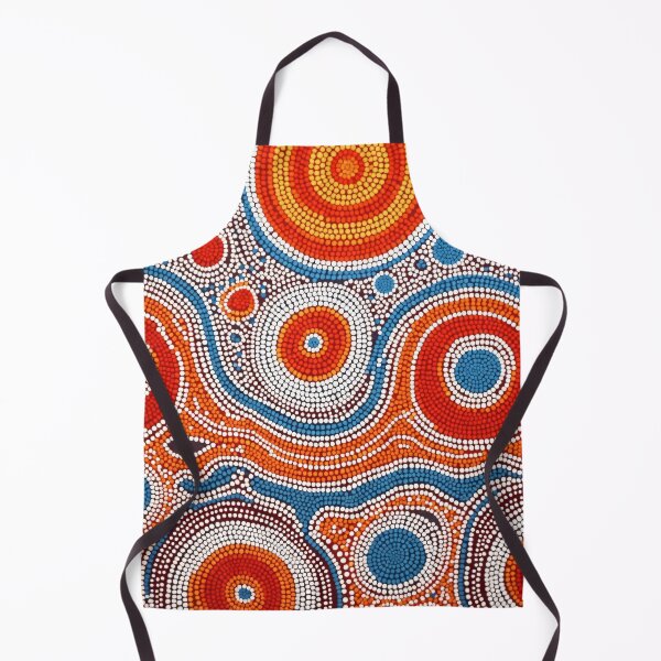 Item preview, Aboriginal Inspired Dot Art - Circle Lava Cells designed and sold by GrinGalore.