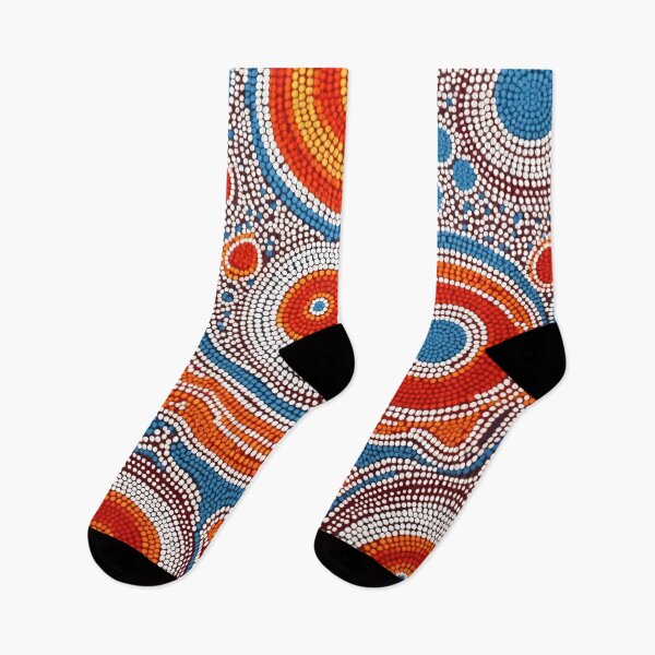 Item preview, Aboriginal Inspired Dot Art - Circle Lava Cells designed and sold by GrinGalore.