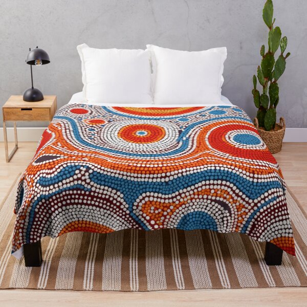Item preview, Aboriginal Inspired Dot Art - Circle Lava Cells designed and sold by GrinGalore.
