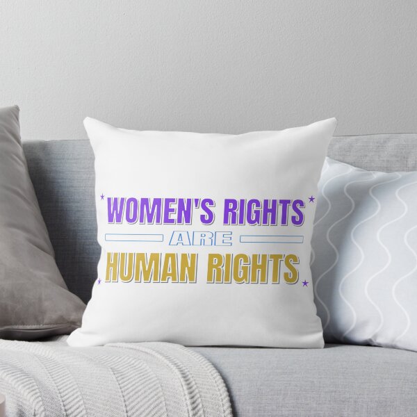 Item preview, Women's Rights Are Human Rights Typography T-Shirt | Feminist Equality Design designed and sold by Velora Printss.