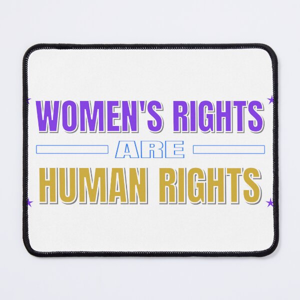 Item preview, Women's Rights Are Human Rights Typography T-Shirt | Feminist Equality Design designed and sold by Velora Printss.