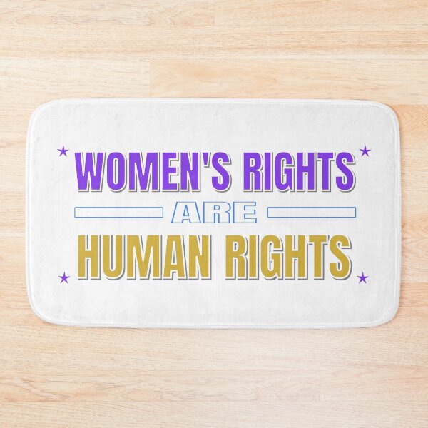 Item preview, Women's Rights Are Human Rights Typography T-Shirt | Feminist Equality Design designed and sold by Velora Printss.