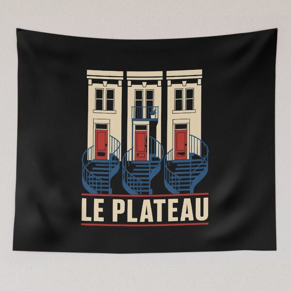 Item preview, Le Plateau Montreal Iconic Spiral Staircase Architecture Art designed and sold by Fenay Designs.