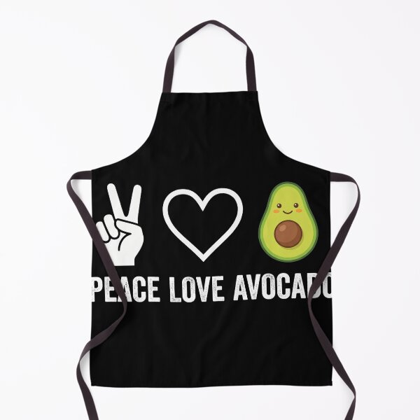 Item preview, Peace Love Avocado Funny Vegetarian Shirt designed and sold by TeNovaStudio.