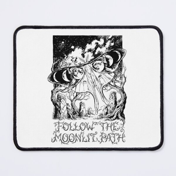 Item preview, Flight of the Nocturnal Guide - Celestial Moon Phases designed and sold by bapupa.
