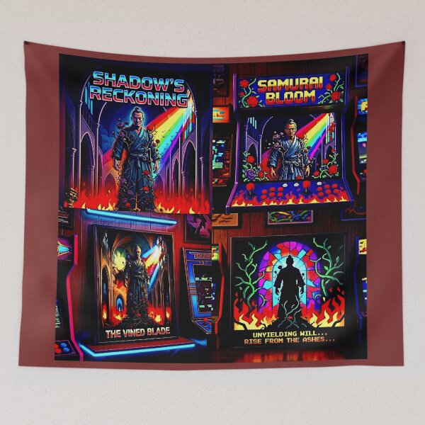 Item preview, Retro Arcade capter Themed Decor designed and sold by Cyber-ART-Studio.