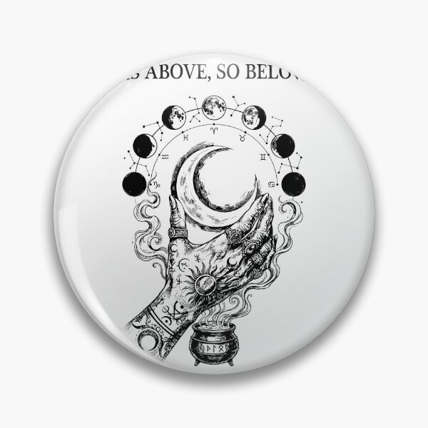 Item preview, Hand of the Cosmic Alchemist - Celestial Moon Phases designed and sold by bapupa.
