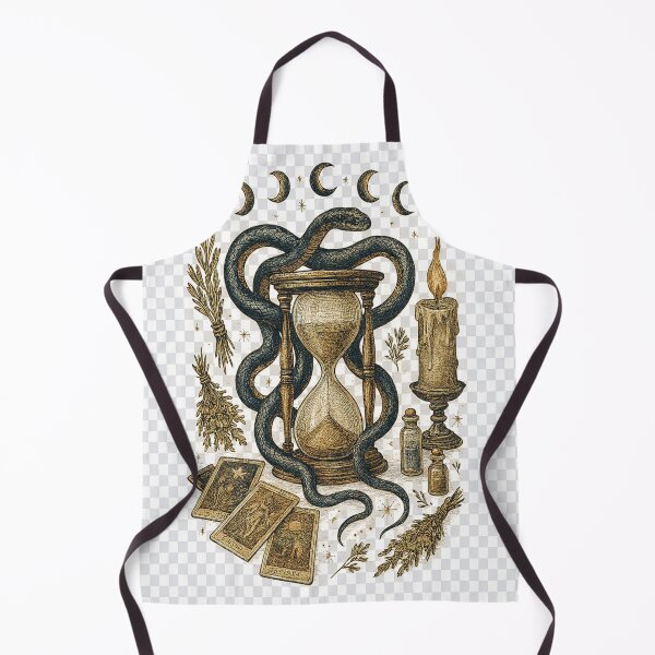 Item preview, Serpent Hourglass Tarot Mystic Dark Academia Design designed and sold by NoNameDrops.