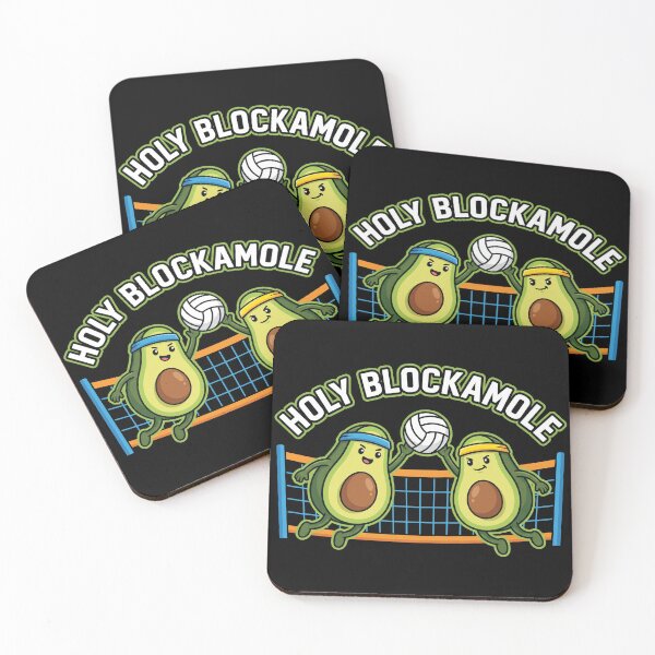 Item preview, Holy Blockamole Funny Volleyball Avocado Shirt designed and sold by TeNovaStudio ⭐⭐⭐⭐⭐.