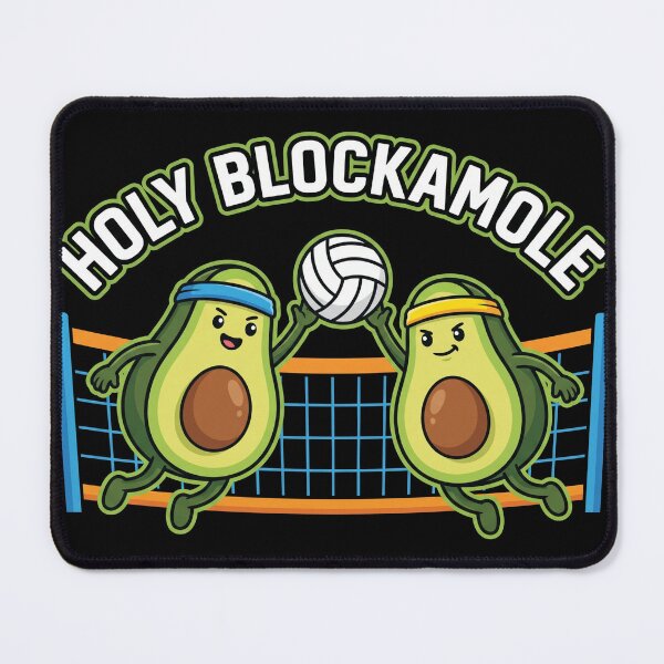Item preview, Holy Blockamole Funny Volleyball Avocado Shirt designed and sold by TeNovaStudio ⭐⭐⭐⭐⭐.