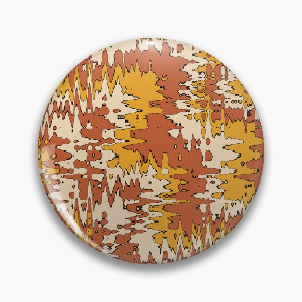 Item preview, Boho Geometric Zigzag Pattern-Burnt Orange Mustard  designed and sold by DjFreeq.
