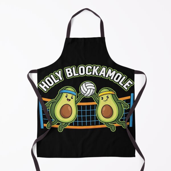 Item preview, Holy Blockamole Funny Volleyball Avocado Shirt designed and sold by TeNovaStudio.