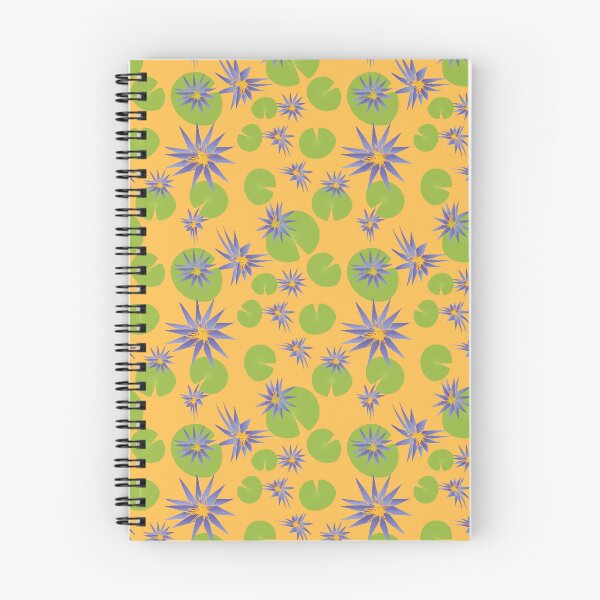 Item preview, Blue Lotus Blooms & Leaves (Yellow) designed and sold by Qousqoza7.