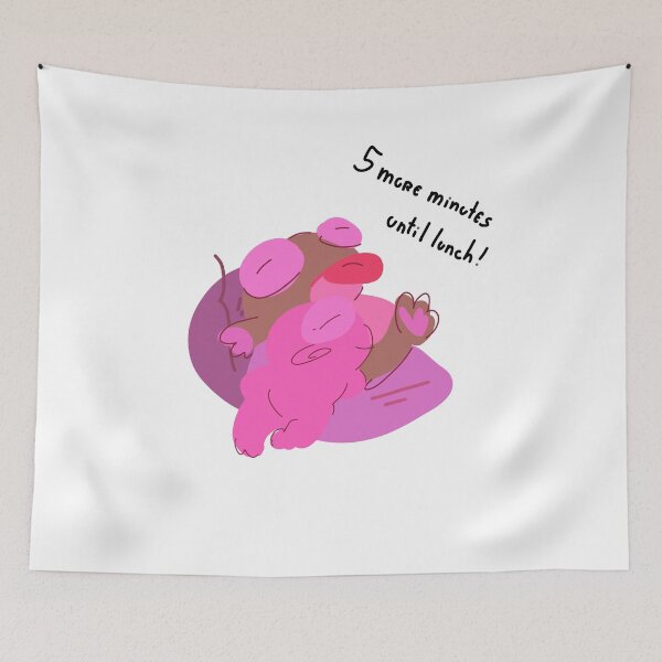 Item preview,  5 More Minutes Until Lunch designed and sold by PeaceTypo.