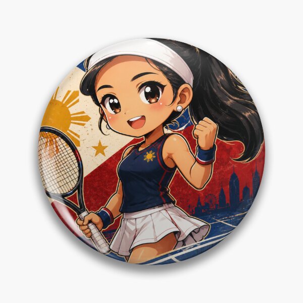 Item preview, Kawaii Philippine Tennis Player designed and sold by la-vie-aux-philippines.