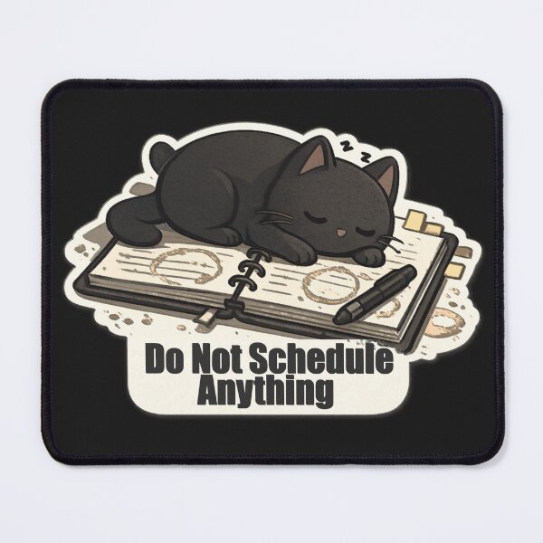 Item preview, Do Not Schedule Anything designed and sold by QuietNovaShop.