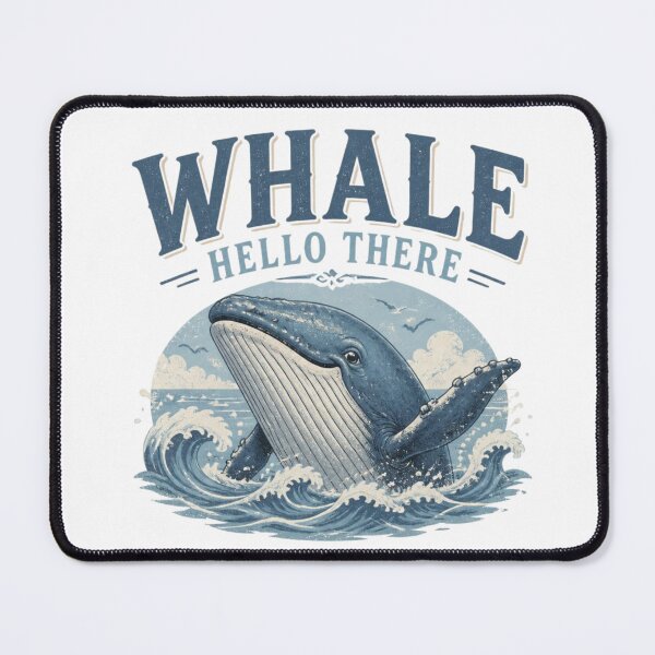 Item preview, Whale Hello There | Funny Whale Pun Vintage Design designed and sold by LegacyWave.