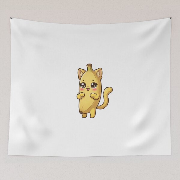 Item preview, Cute Banana Cat Sticker | Kawaii Banana Kitty designed and sold by Tharaazu.