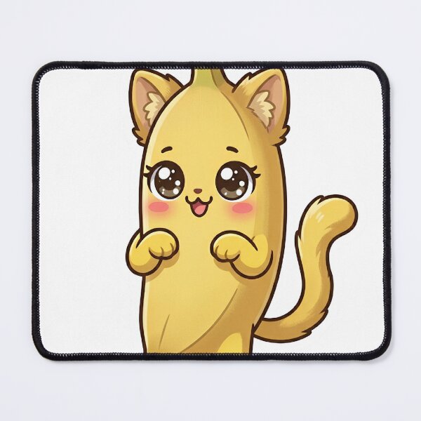 Item preview, Cute Banana Cat Sticker | Kawaii Banana Kitty designed and sold by Tharaazu.