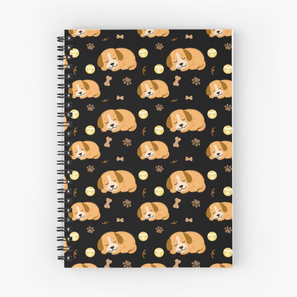 Item preview, Aesthetic Sleeping Puppy Seamless Pattern for Pet Lovers Apparel Fabric⁠ designed and sold by Teenidesign .