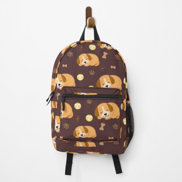 Item preview, Aesthetic Sleeping Puppy Seamless Pattern for Pet Lovers Apparel Fabric designed and sold by Teenidesign .