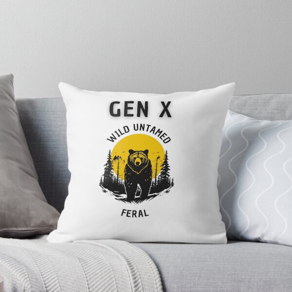 Item preview, Gen X  Wild Untamed & Feral T-shirt designed and sold by Teechuckle.