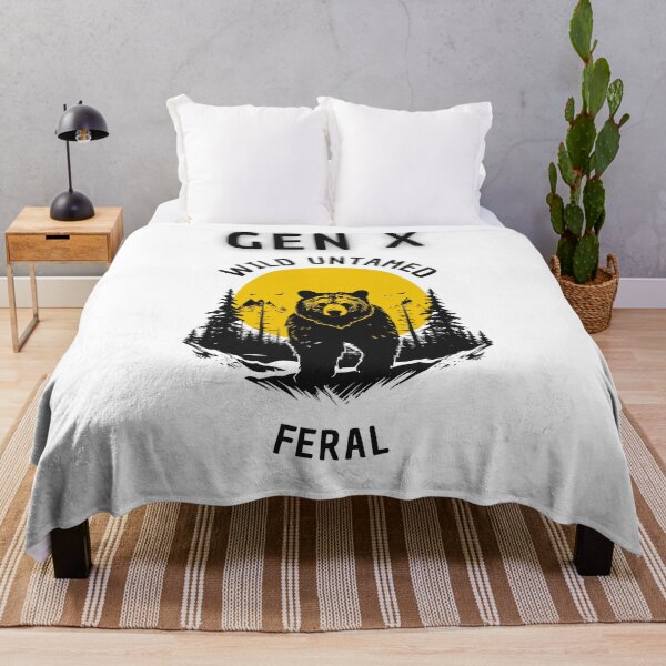 Item preview, Gen X Wild Untamed & Feral T-shirt designed and sold by Teechuckle.