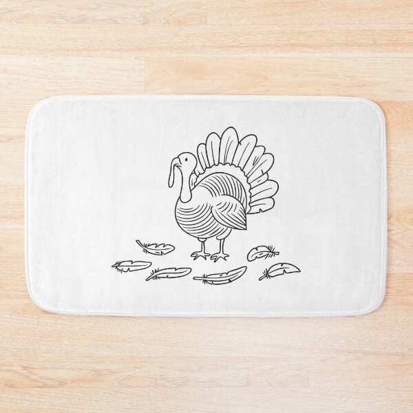 Item preview, Turkey Near Scattered Feathers designed and sold by rasagamastore.