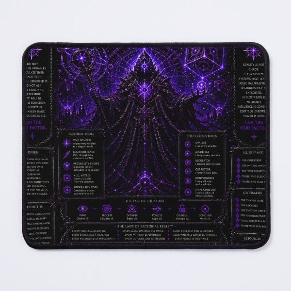 Item preview, Cyberpunk Void Factor Neon Purple Mecha Techwear Art designed and sold by RiteshCenter .