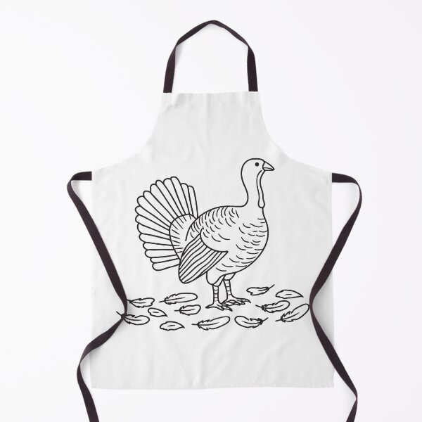 Item preview, Turkey with Feathers Scattered Nearby designed and sold by rasagamastore.