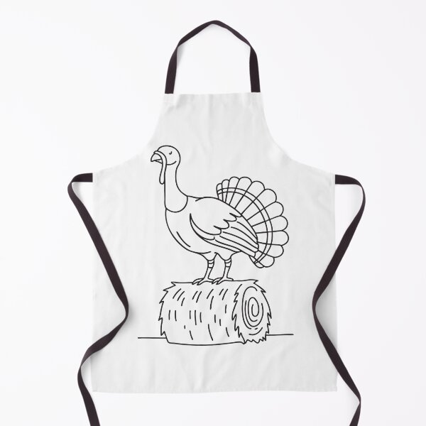 Item preview, Turkey Perched on Straw Bale designed and sold by rasagamastore.