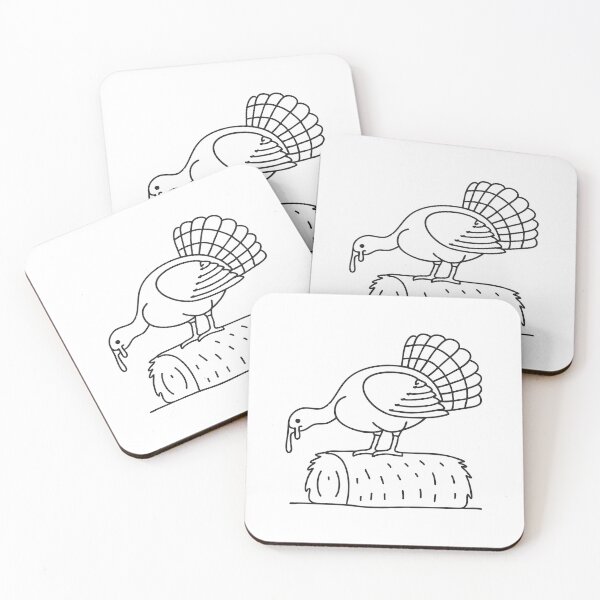 Item preview, Turkey on Top of Hay Bale designed and sold by rasagamastore.