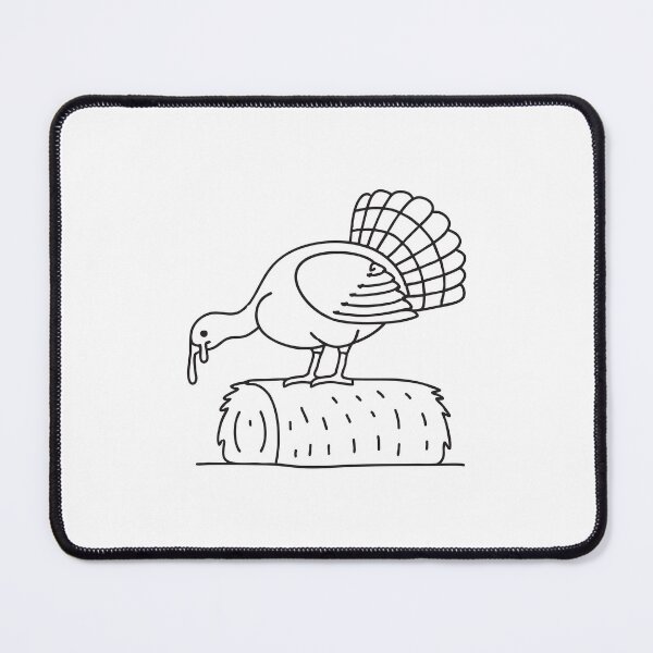 Item preview, Turkey on Top of Hay Bale designed and sold by rasagamastore.