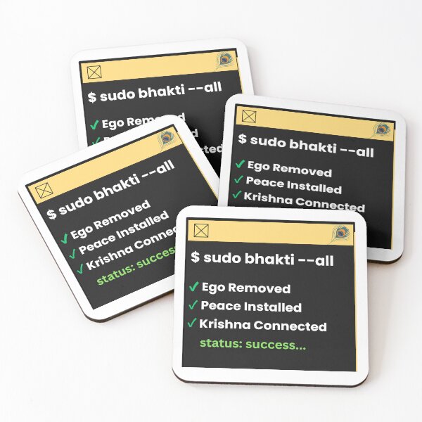 Item preview, Sudo bhakti | Developer Sticker | Programmer Spirituality designed and sold by BhaktiByte.