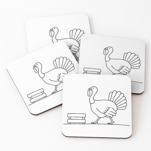 Item preview, Turkey Walking Beside Wooden Crate designed and sold by rasagamastore.
