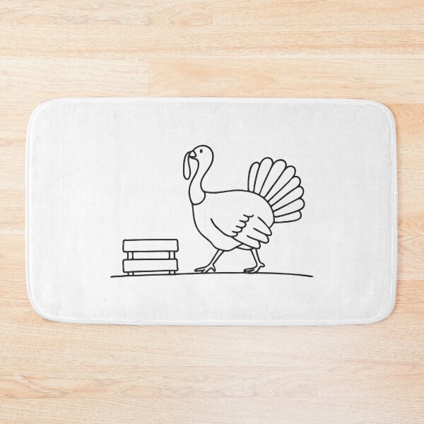 Item preview, Turkey Walking Beside Wooden Crate designed and sold by rasagamastore.