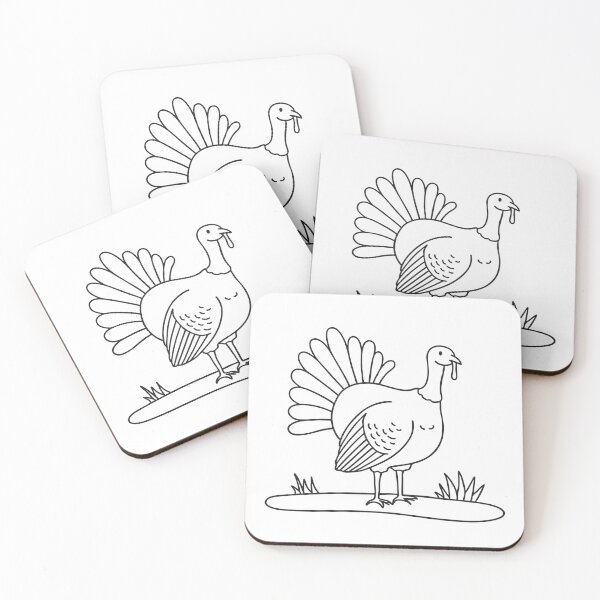 Item preview, Turkey Standing with Spread Wings designed and sold by rasagamastore.