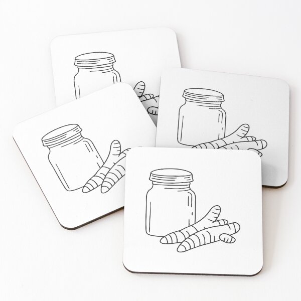 Item preview, Turmeric Root Beside Spice Jar designed and sold by rasagamastore.