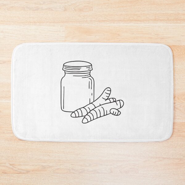 Item preview, Turmeric Root Beside Spice Jar designed and sold by rasagamastore.