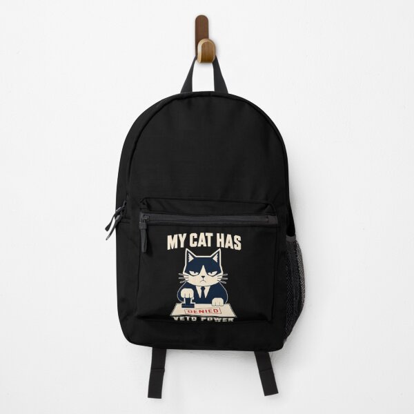 Item preview, My Cat Has Veto Power Funny Cat Lover Introvert Humor designed and sold by Lyfeinsights.